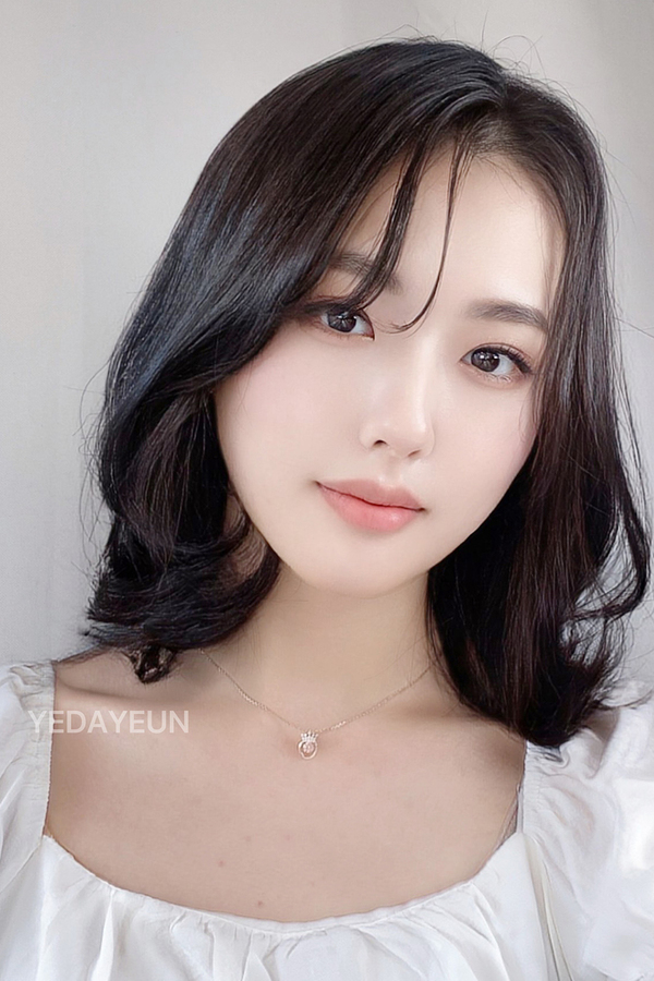 중단발레이어드펌